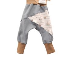 Pumphose Meno triangolo Sweat mint - Küstenkind Boote